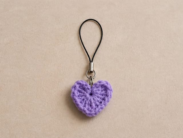 Heart Phone Charm